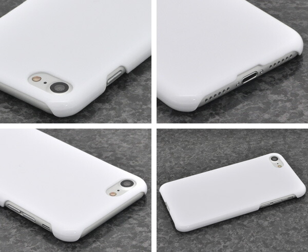 楽天市場】ハード 白【iPhone7/8/SE(第2・第3世代)用】光沢感 ホワイト