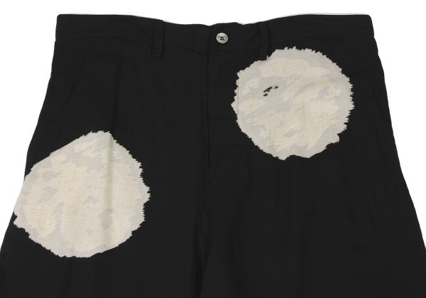 楽天市場】【中古】 ワイズY's レーヨンウールドット柄サルエルパンツ