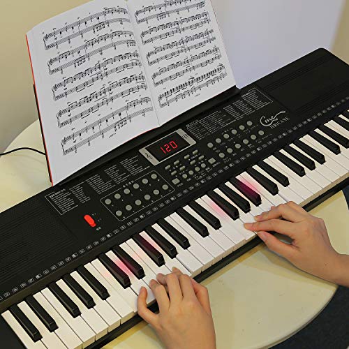 楽天市場】【送料無料】Hricane キーボード ピアノ 電子ピアノ 61鍵盤