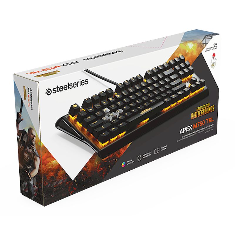 楽天市場】STEELSERIES ゲーミング キーボード Apex M750 TKL PUBG