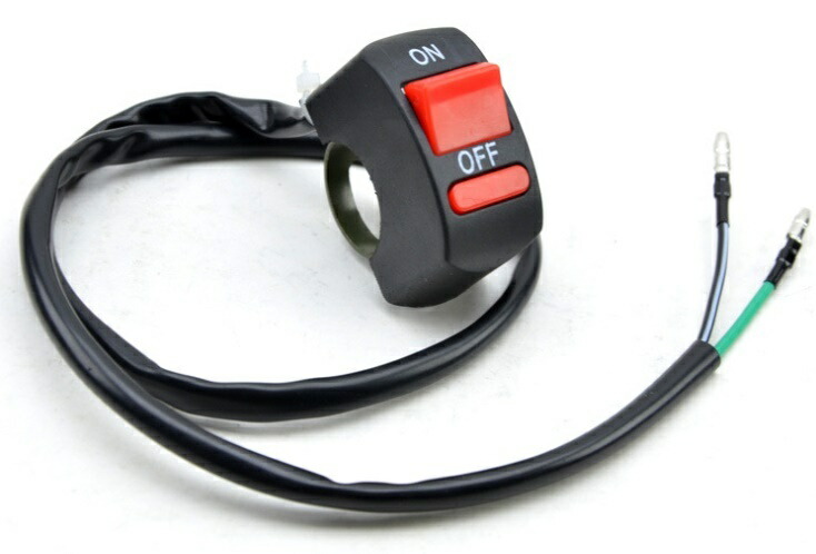 楽天市場】バイク用 汎用ハンドルスイッチ ON/OFF スイッチ キル