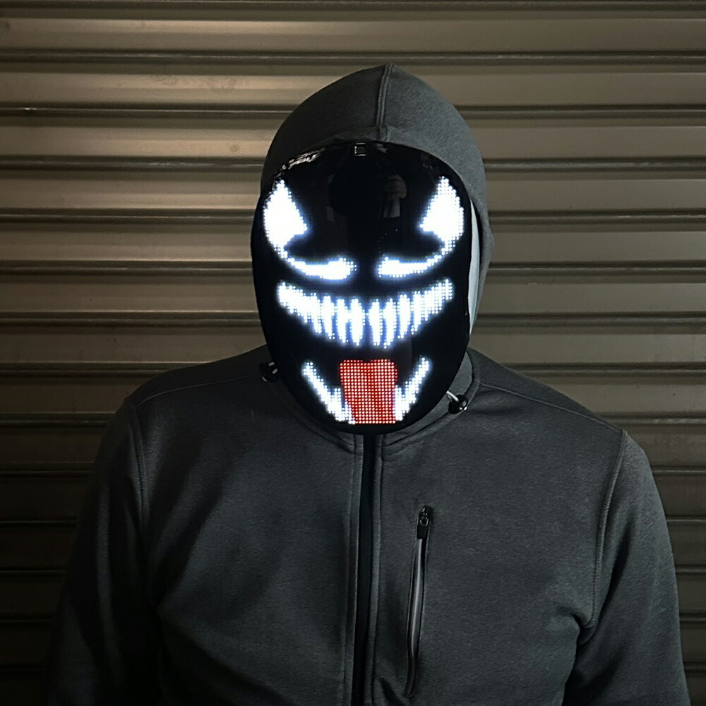 楽天市場】LEDマスク LED仮面 LEDフェイス USB充電 バッテリー