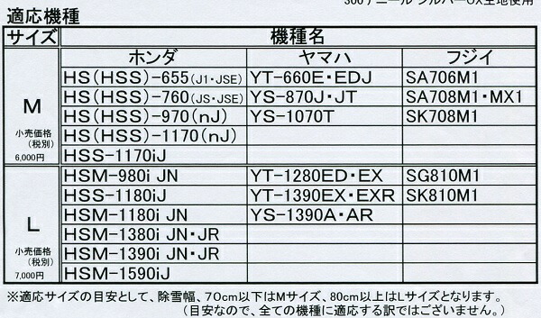 楽天市場】除雪機カバー Mサイズ ホンダ ホンダ除雪機カバー ヤマハ