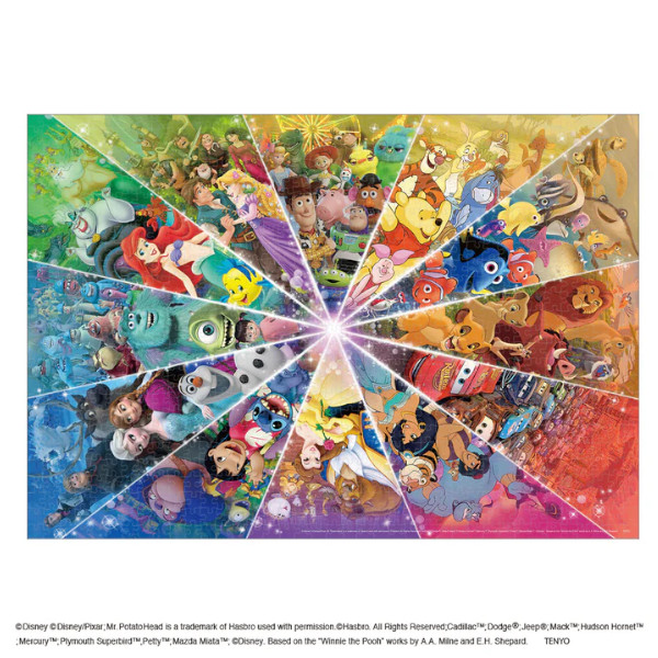 楽天市場】1000ピース ピュアホワイト ジグソーパズル ディズニー