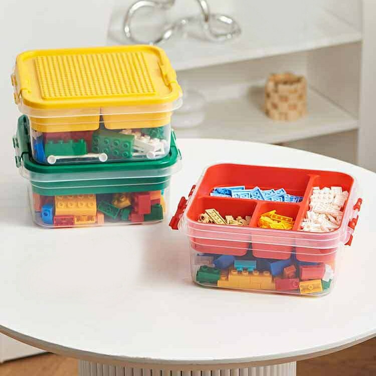 楽天市場】送料無料 ブロック収納ケース おもちゃ収納 収納ボックス 2