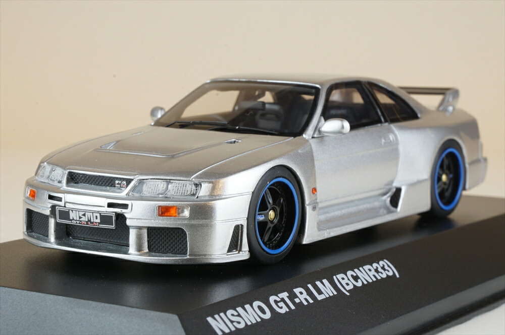 楽天市場】京商 1/43 ニスモ GT-R LM BCNR33 シルバー 完成品ミニカー