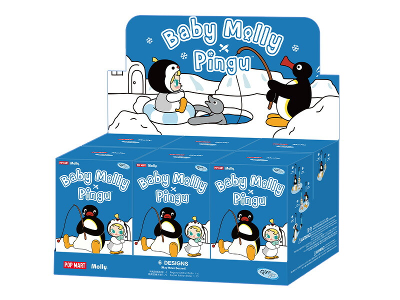 楽天市場】Baby Molly × Pingu Happy Fishing シリーズ ぬいぐるみ