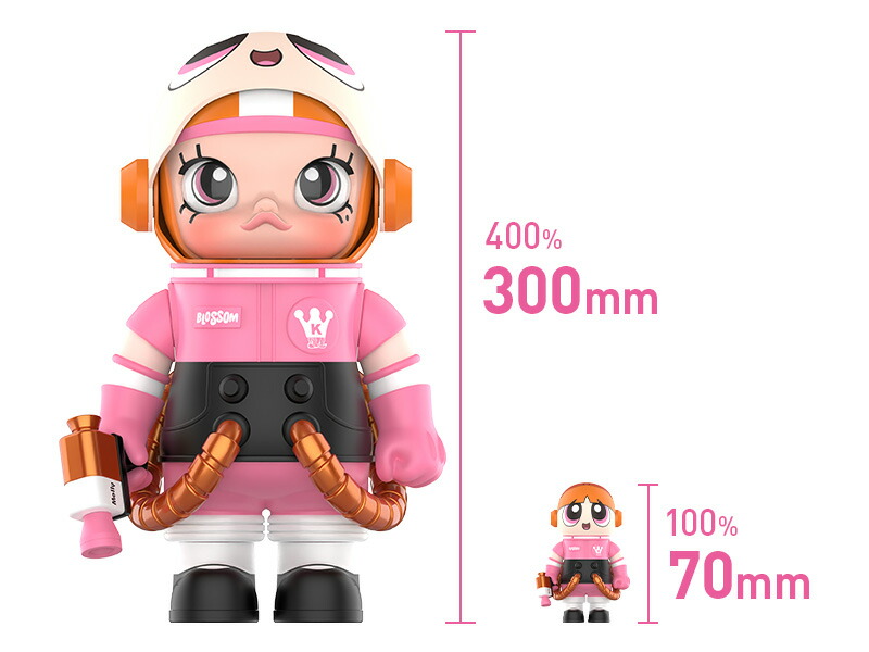 楽天市場】MEGA コレクション 400％+100％ SPACE MOLLY THE POWERPUFF