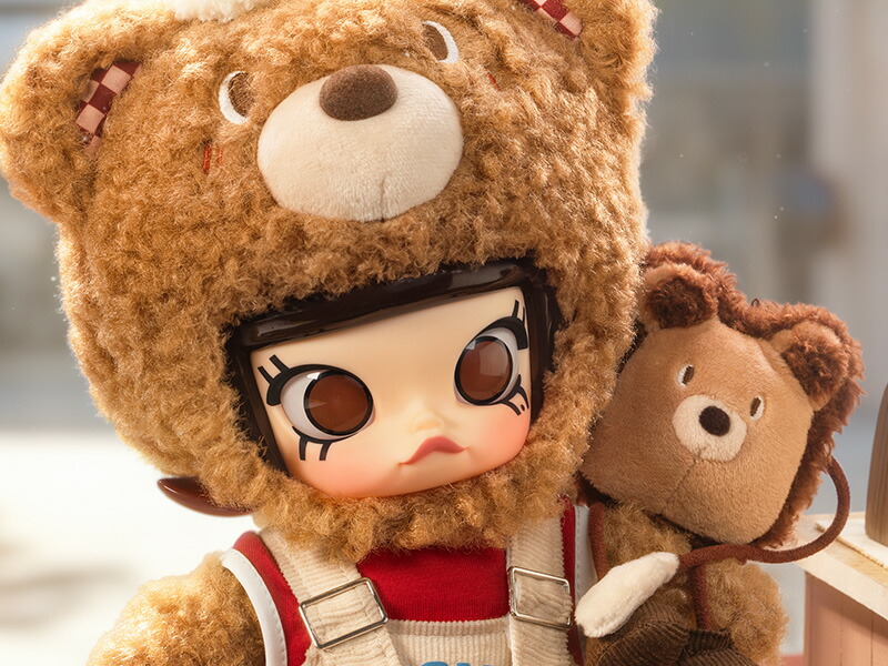 楽天市場】MOLLY Bear Bread 1/8 アクションフィギュア : POP MART