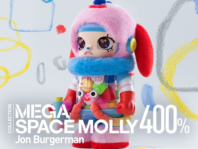 楽天市場】MEGA SPACE MOLLY 400% Jon Burgerman : POP MART JAPAN