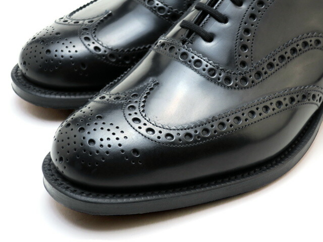 楽天市場】チャーチ 靴 バーウッド ブラック ウィングチップ