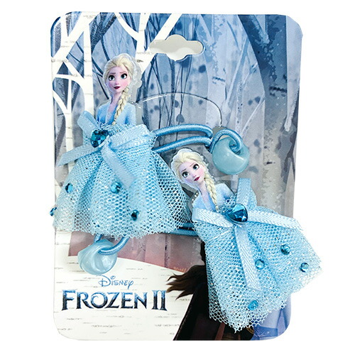 楽天市場】アナと雪の女王 2 ドレス 2P ヘアゴム ( エルサ 水色