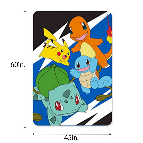 楽天市場】ポケモン フリース ブランケット （ 4キャラ ） 18266