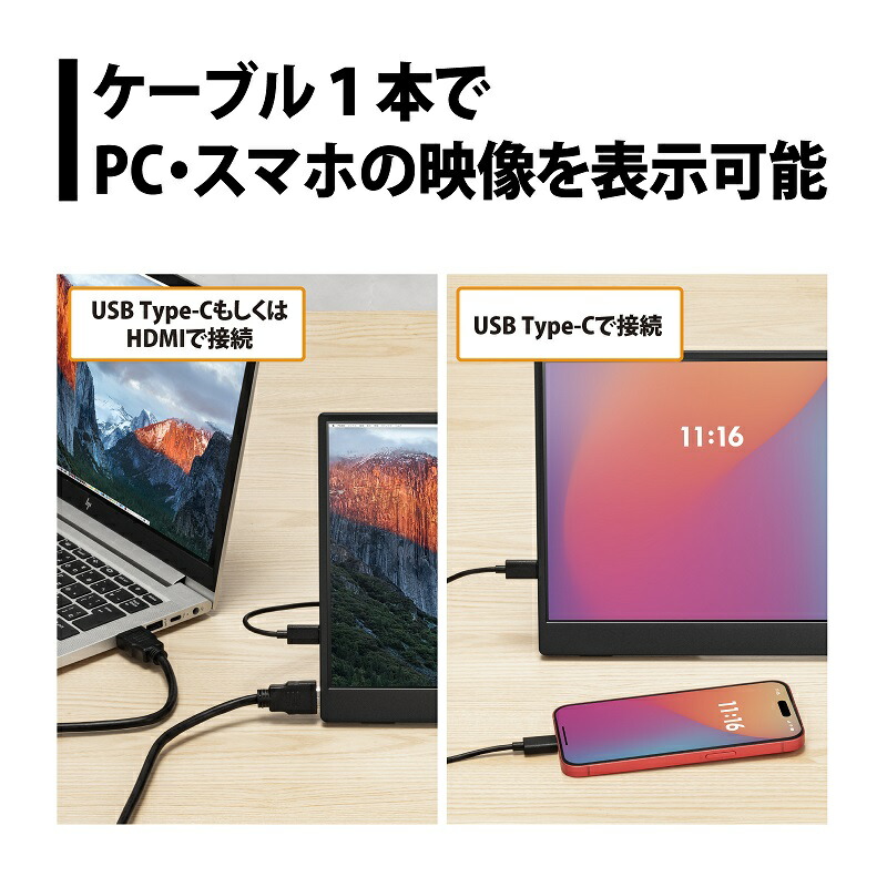 楽天市場】プリンストン 13.3インチ フルHD モバイルディスプレイ