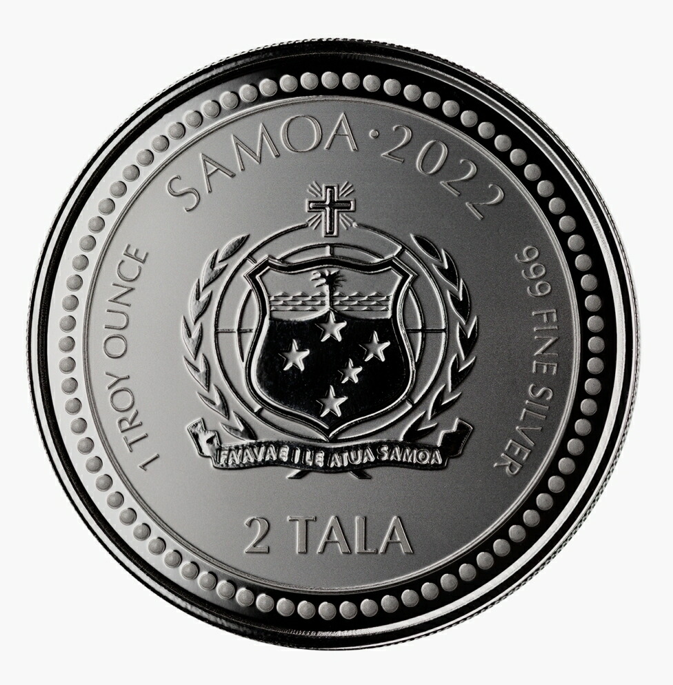 楽天市場】【新品】純銀コイン サモア「キリストの光」1オンス 純銀