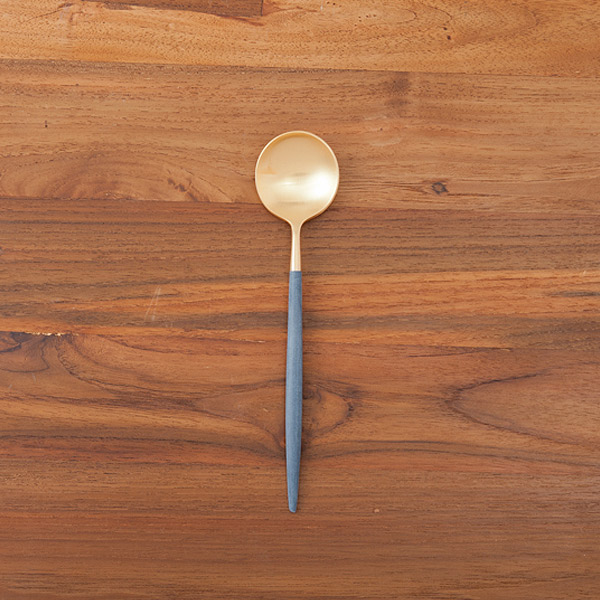 楽天市場】クチポール ゴア・ブルー ゴールド デザートスプーン