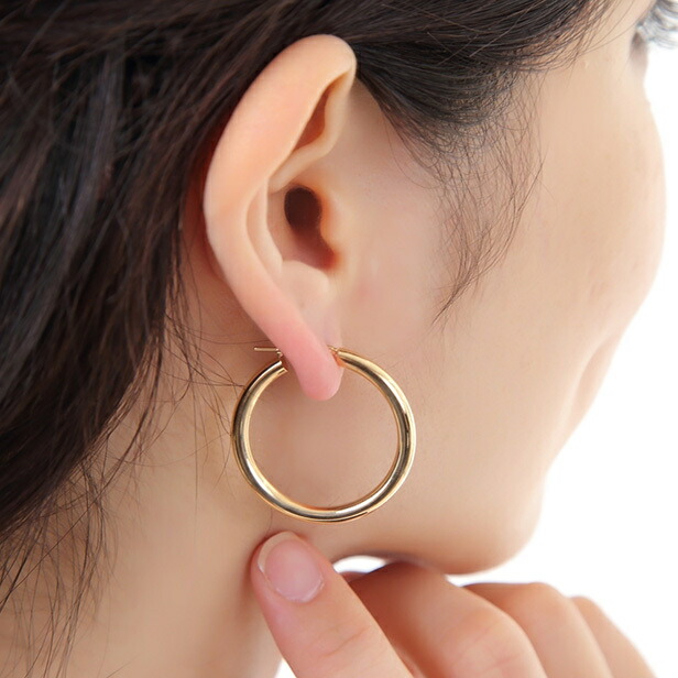 楽天市場】ピアス K18 18k 18金 レディース 黄色 YG イエローゴールド