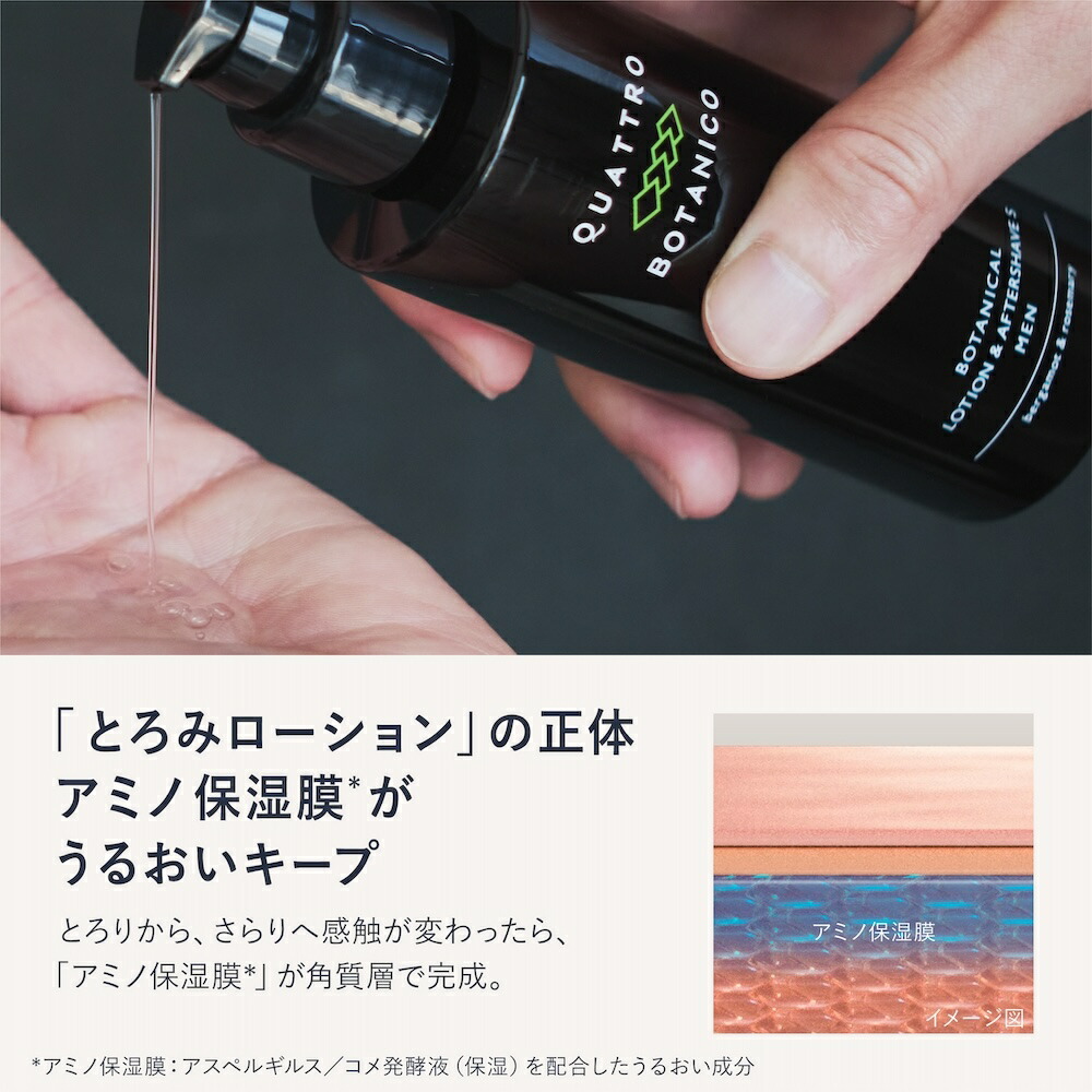 楽天市場】【クワトロボタニコ公式】 化粧水 メンズ オールインワン