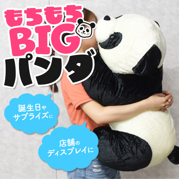 楽天市場】送料無料 もちもち ぱんだ ぬいぐるみ 全長75cm パンダ 熊猫