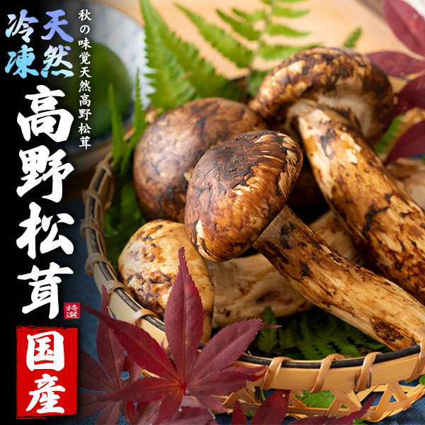 楽天市場】送料無料 天然国産 冷凍松茸 高野松茸 約200g 300g 冷凍