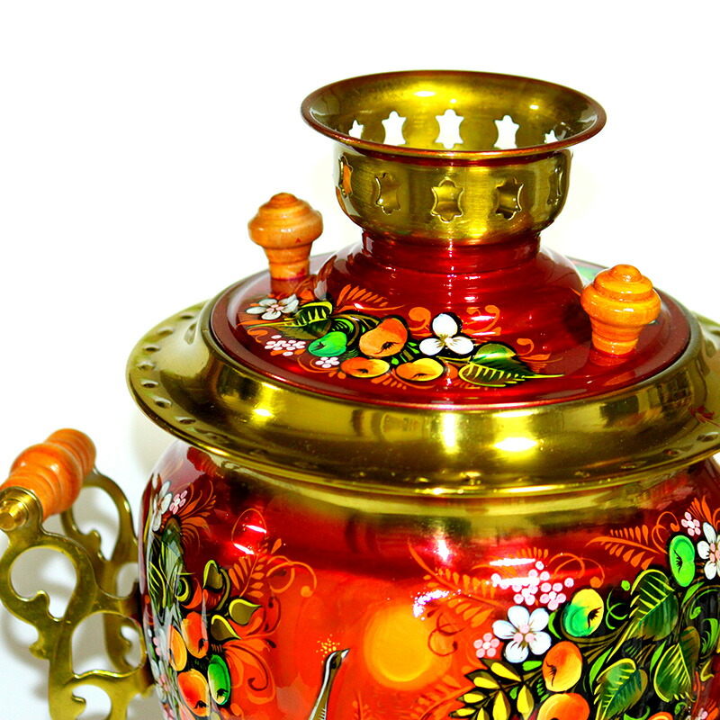 楽天市場】ロシアの郷愁を誘う！「観賞用・サモワール（レッドオレンジ