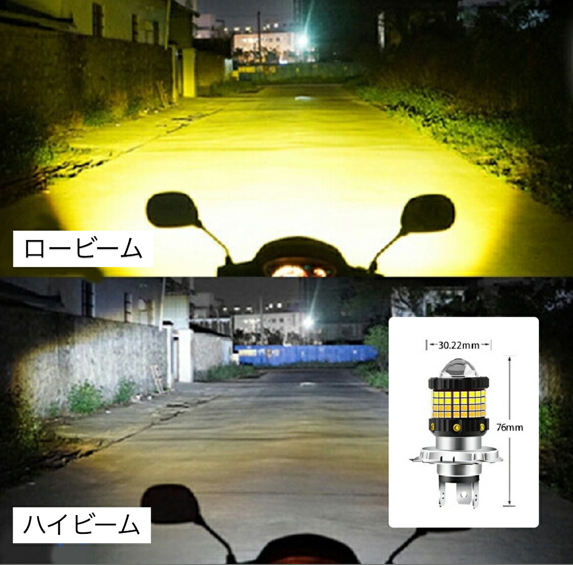 楽天市場】カワサキ ZRX1200R 2001-2008 BC-ZRT20A ヘッドライト LED