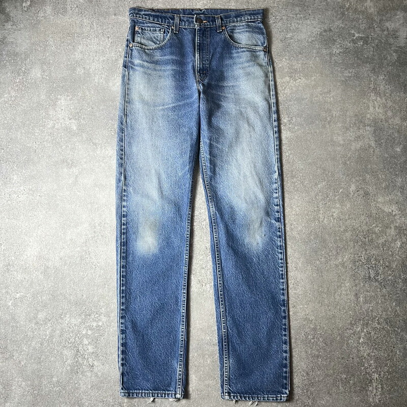 楽天市場】ヒゲ 90s USA製 Levis 505 デニム パンツ 33 34 / 90年代