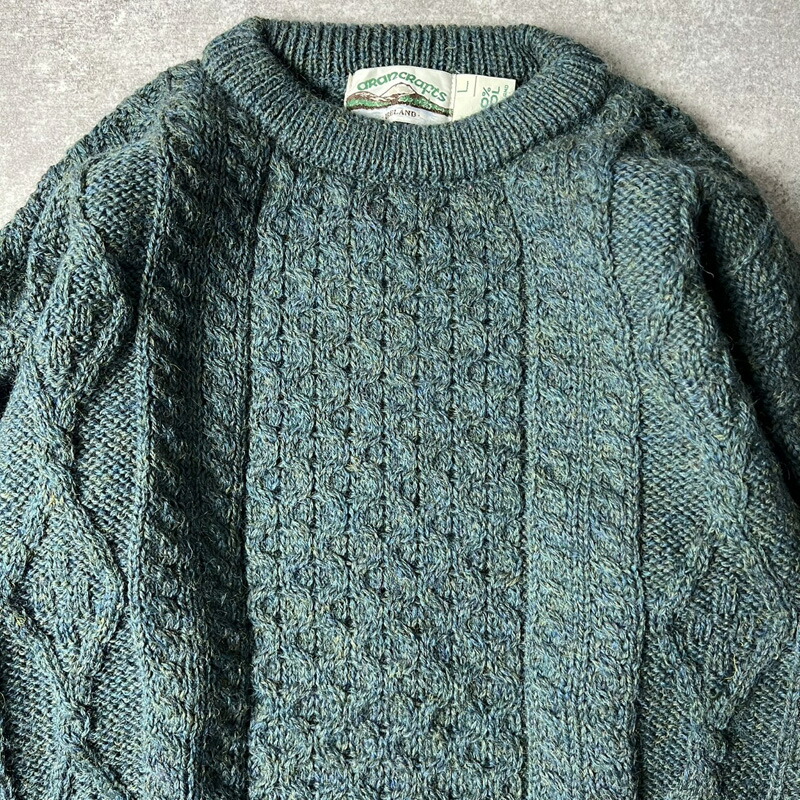 楽天市場】アイルランド製 aran crafts ウール フィッシャーマン