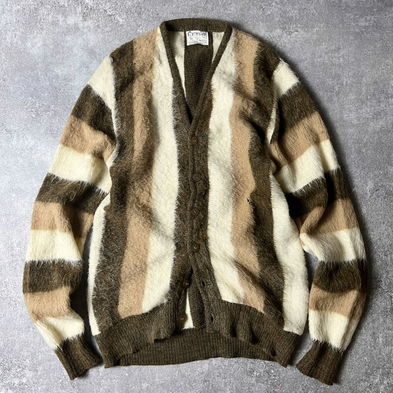 楽天市場】60s Masterpiece by ARENA ストライプ 25% モヘア ニット