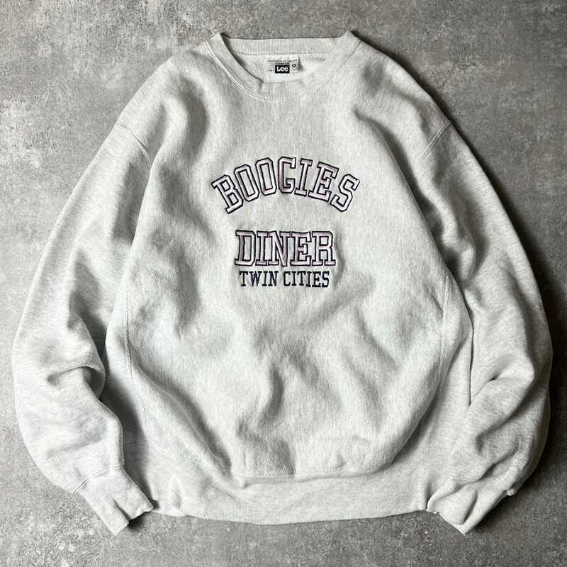 楽天市場】90s USA製 Lee 3段 カレッジ ロゴ 刺繍 RWタイプ スウェット