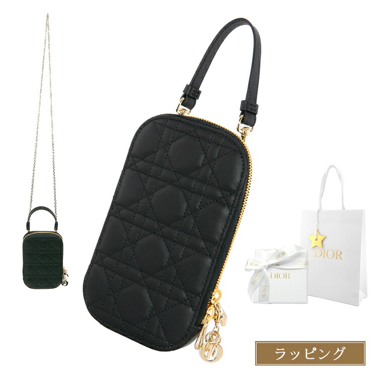 楽天市場】ディオール Dior フォンホルダー バッグ Lady Dior チャーム