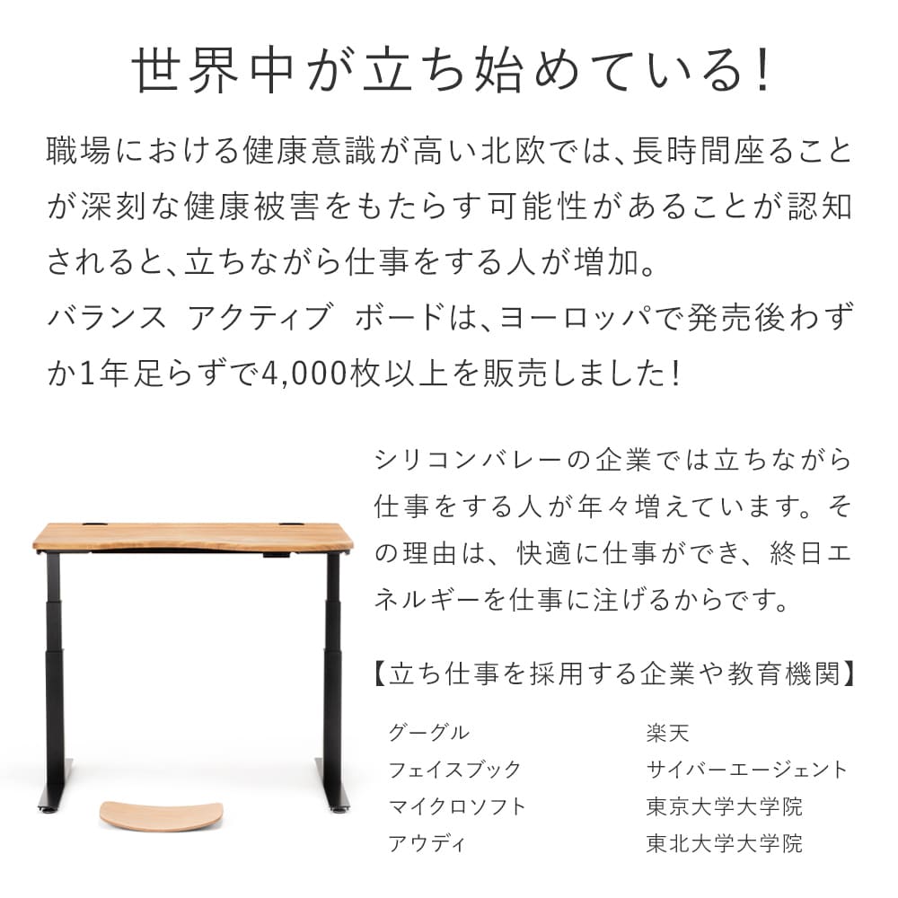 楽天市場】バランス アクティブボード 木製 マット付き |リモート