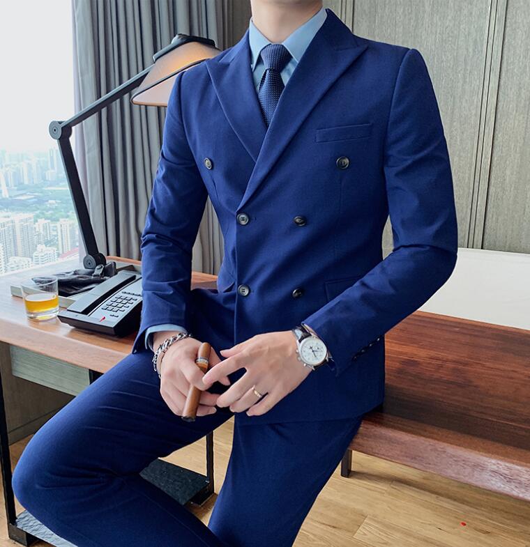 楽天市場】ダブルスーツ 送料無料 メンズファション 細身 ビジネス