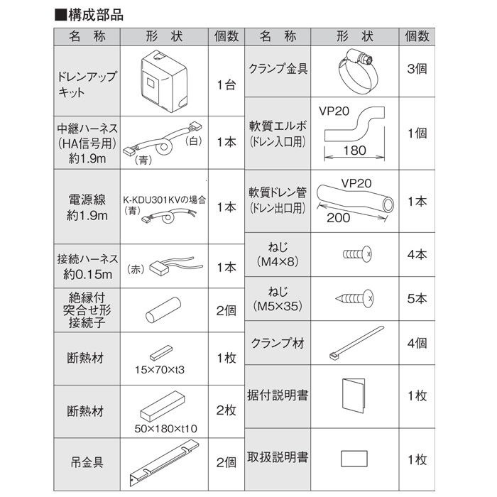 楽天市場】(LINEクーポン有)オーケー器材 K-KDU301KV ドレンアップ