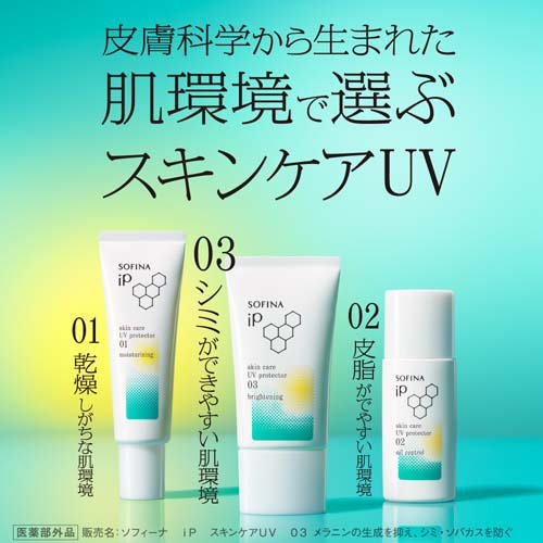 楽天市場】ソフィーナiP スキンケアUV 01乾燥しがちな肌環境 SPF50+