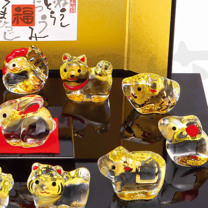 楽天市場】【招福クリスタル十二支飾り】開運招福の干支☆縁起の良い