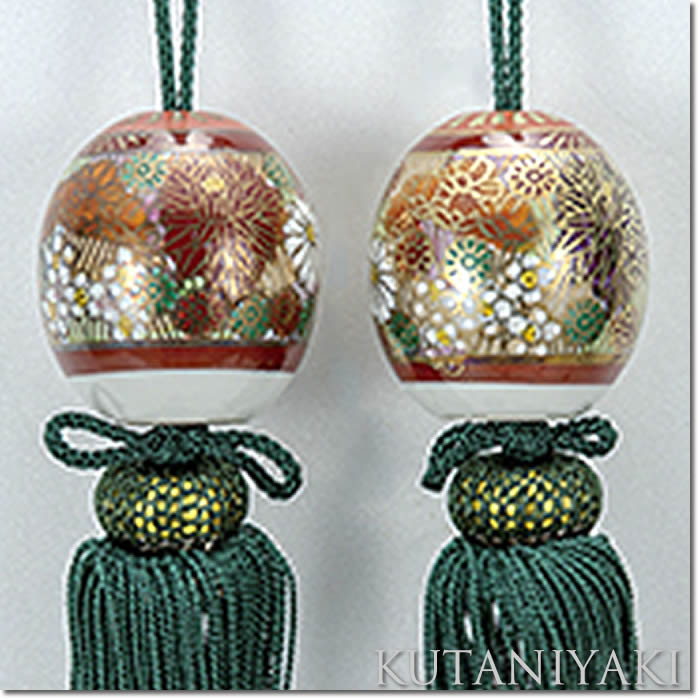 楽天市場】【九谷焼の風鎮・金花詰 】k5-1522/k6-1468 即日発送[掛軸