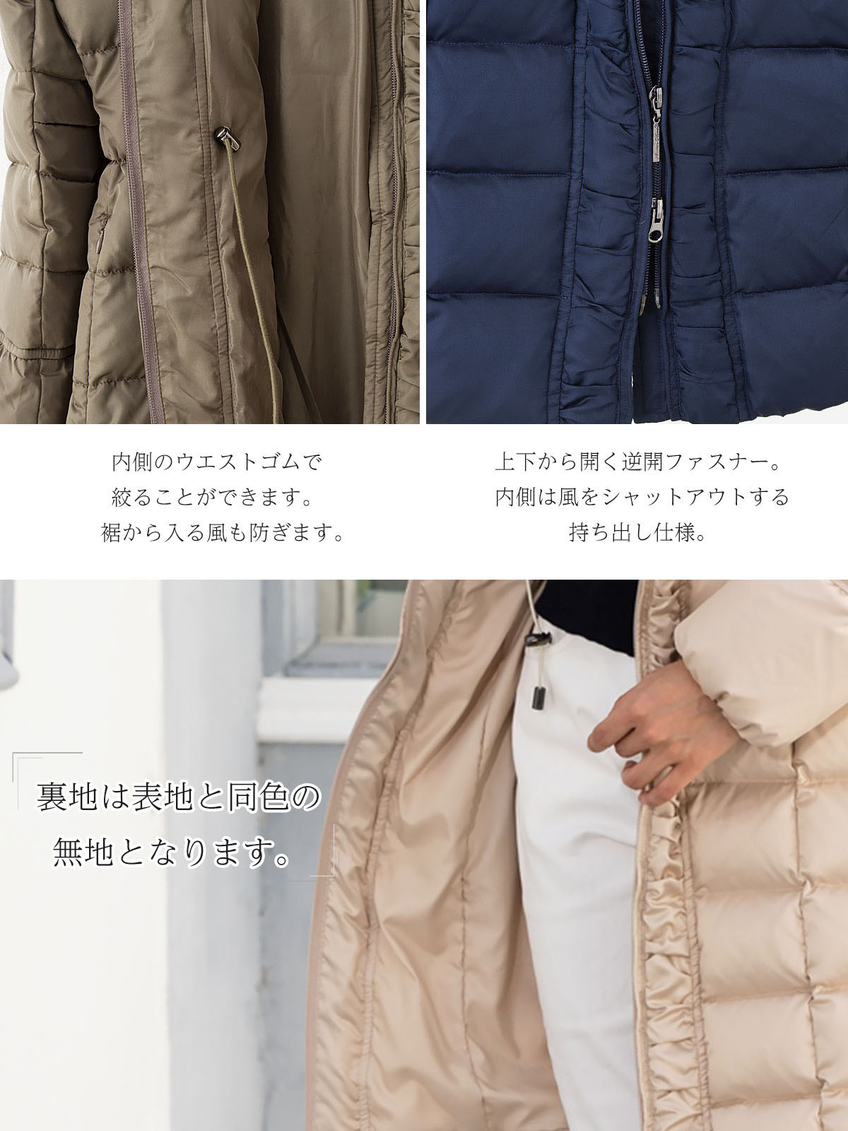 楽天市場】ダウンコート レディース ロング 大きいサイズ グース 100