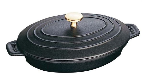楽天市場】ストウブ オーバルホットプレート ブラック 23cmの通販