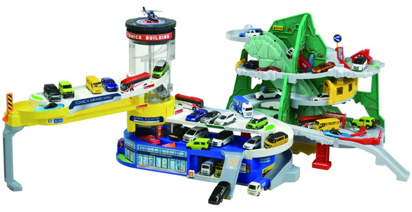 楽天市場】ダブルアクショントミカビル タカラトミー 玩具 おもちゃ