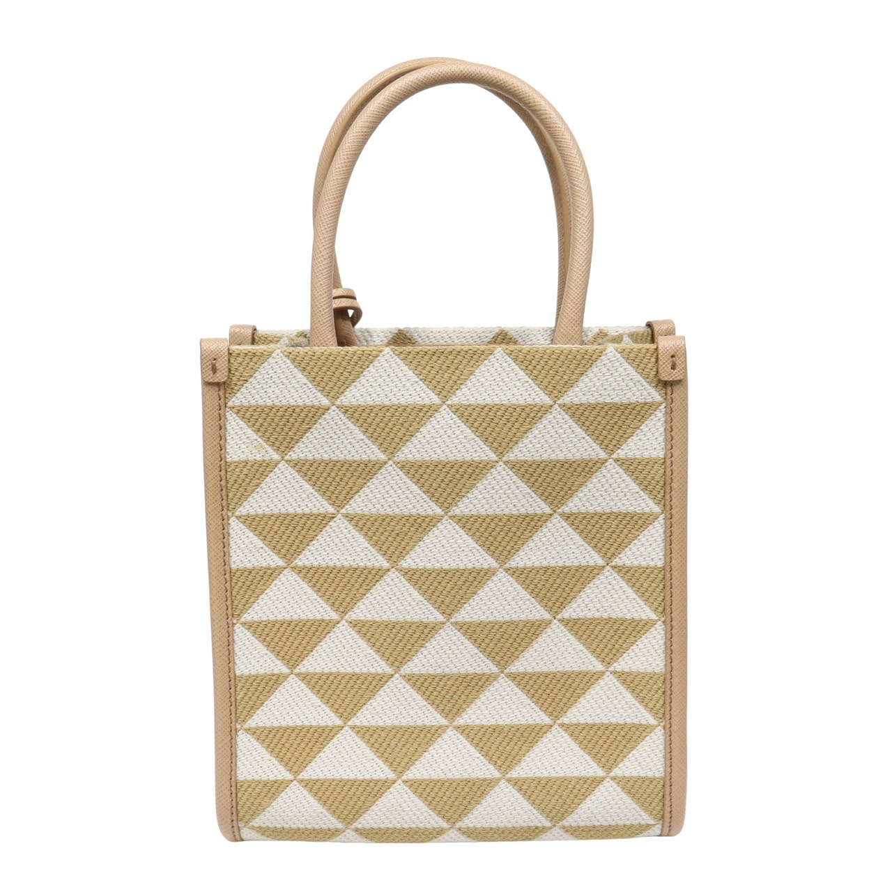 楽天市場】PRADA プラダ シンボル エンブロイダリーファブリック ミニ