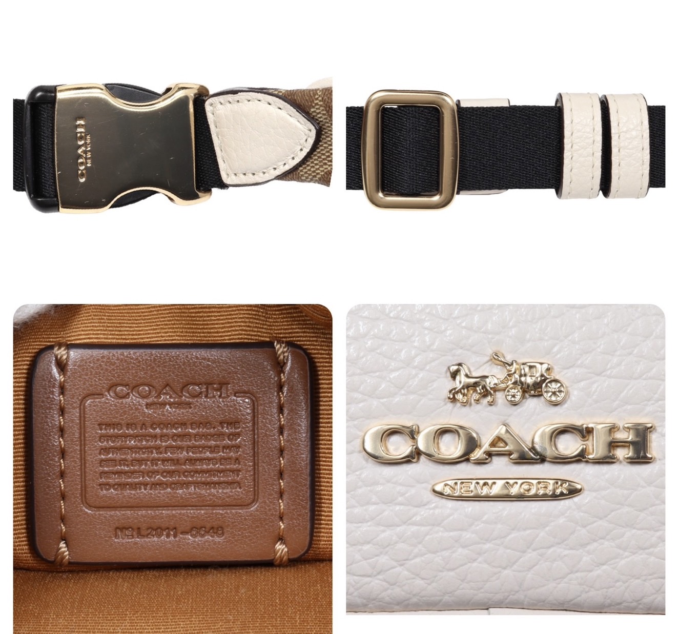 楽天市場】COACH コーチ シグネチャー ウエストバッグ 6548 PVC