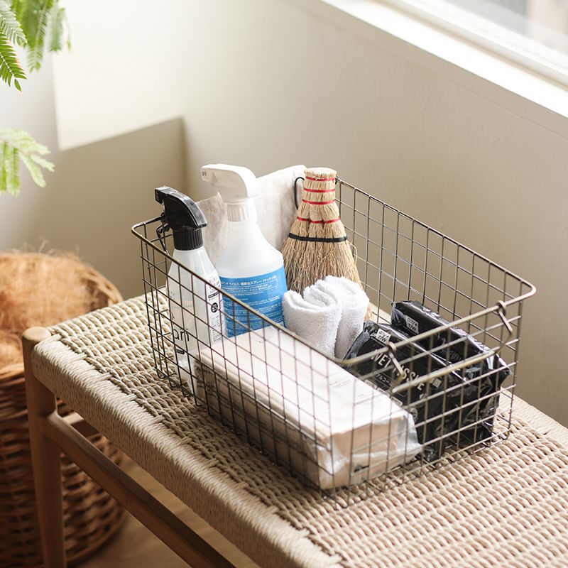 楽天市場】スタッキング バスケット Ancien fil 浅型 Lサイズ 収納