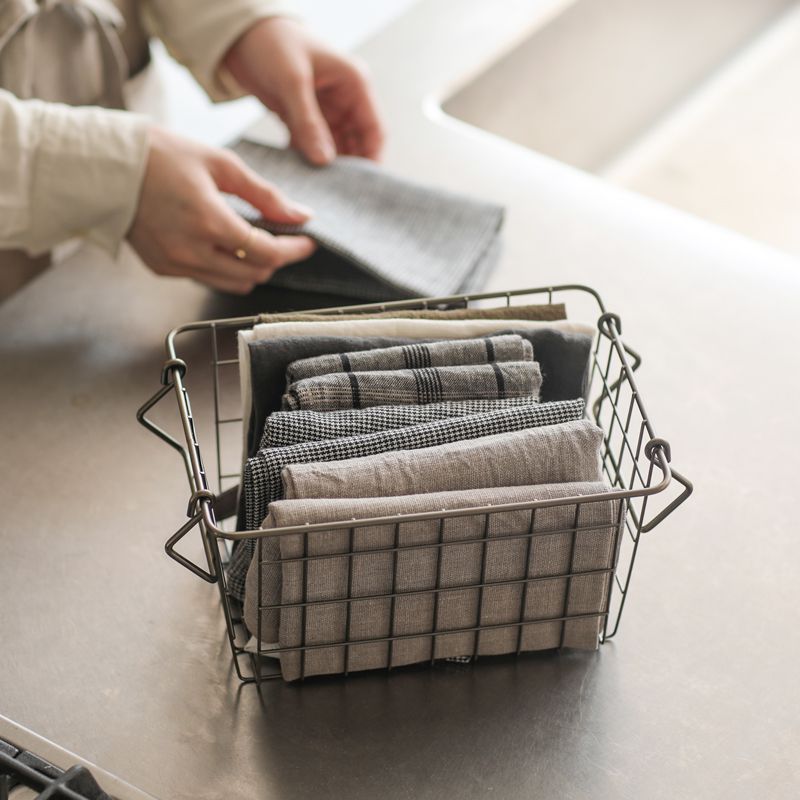 楽天市場】スタッキング バスケット Ancien fil Sサイズ 収納 ハンドル