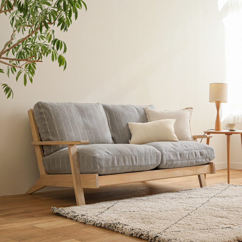 楽天市場】ソファー 2人掛け ソファ NOANA ノアナ ナチュラルフレーム