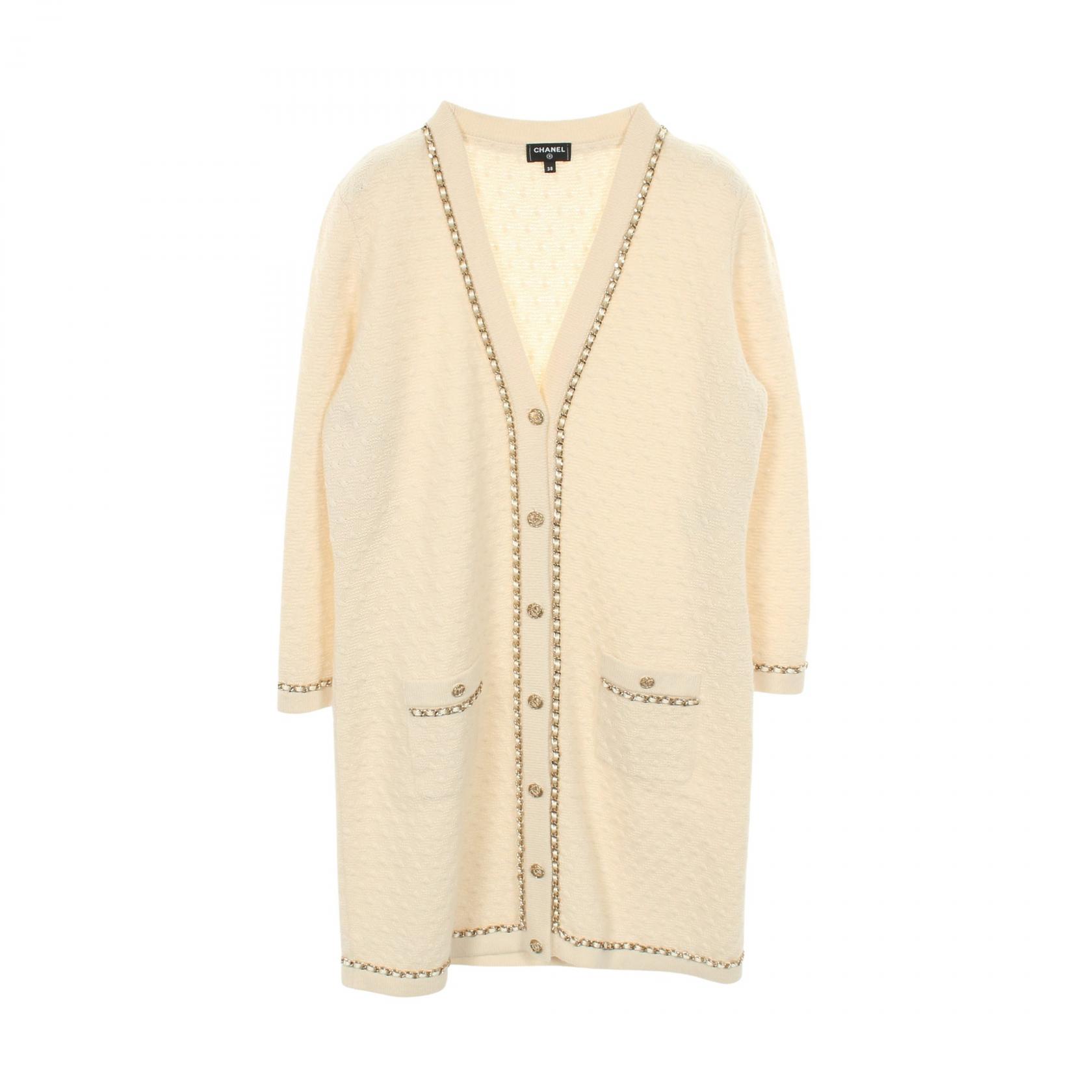 楽天市場】シャネル（カラーホワイト）（カーディガン・ボレロ