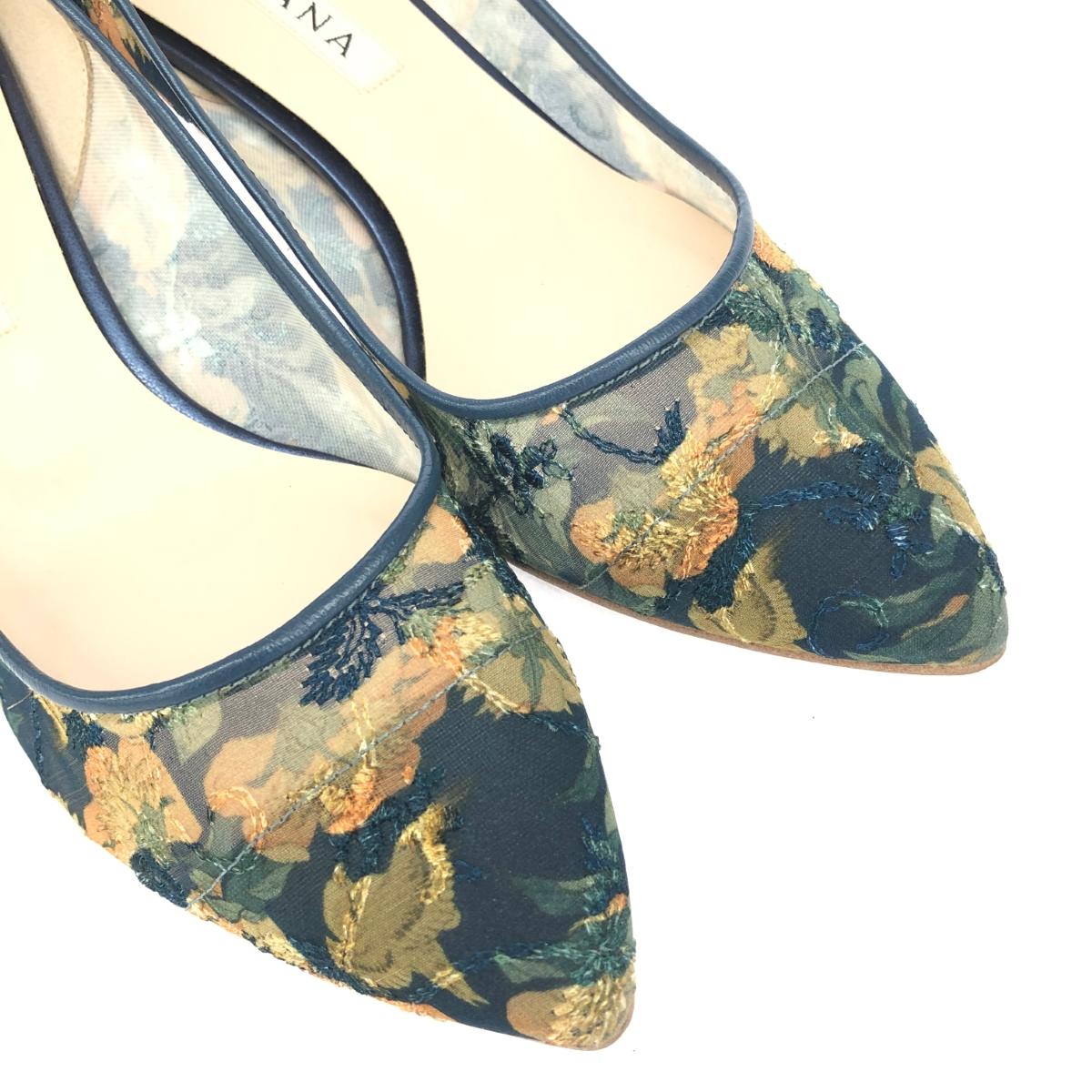 楽天市場】DIANA ダイアナ 絵画シリーズ/北斎 パンプス 22.5 マルチ