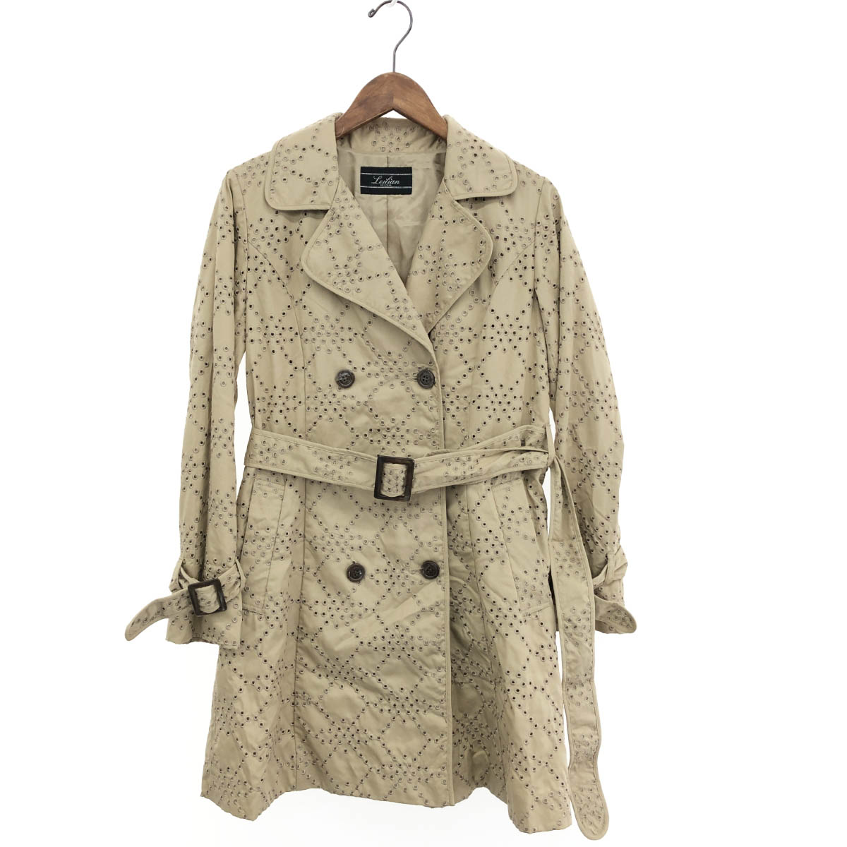 Leilian レリアン/お洒落!!ハーフコート 9 レリアン ☆美品☆Leilian