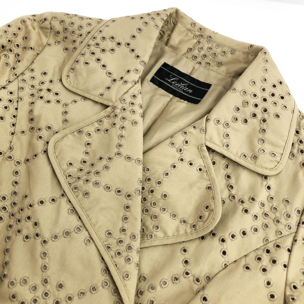 Leilian レリアン/お洒落!!ハーフコート 9 レリアン ☆美品☆Leilian