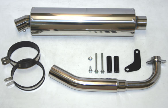 楽天市場】HMS ヤマハ マジェスティ125 (5CA) バイクマフラー (キャブ